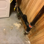 Basement drain lines installed